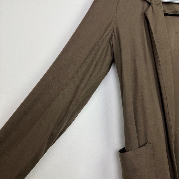 ARITZIA Talula Brown Lightweight Long Sleeve Cardigan Jacket Size 00 - Picture 3 of 5